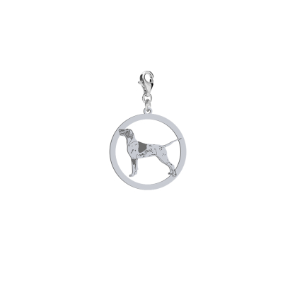 Silver German Shorthaired Pointer engraved charms - MEJK Jewellery