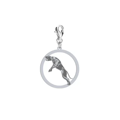 Silver Bandog engraved charms - MEJK Jewellery