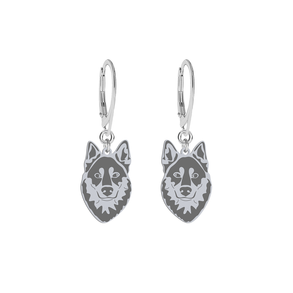 Silver Lapinporokoira earrings, FREE ENGRAVING - MEJK Jewellery