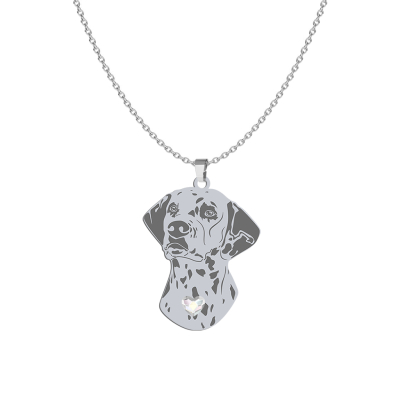 Naszyjnik z psem Dalmatyńczyk srebro GRAWER GRATIS - MEJK Jewellery
