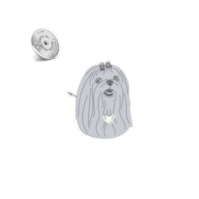 Silver Maltese pin - MEJK Jewellery