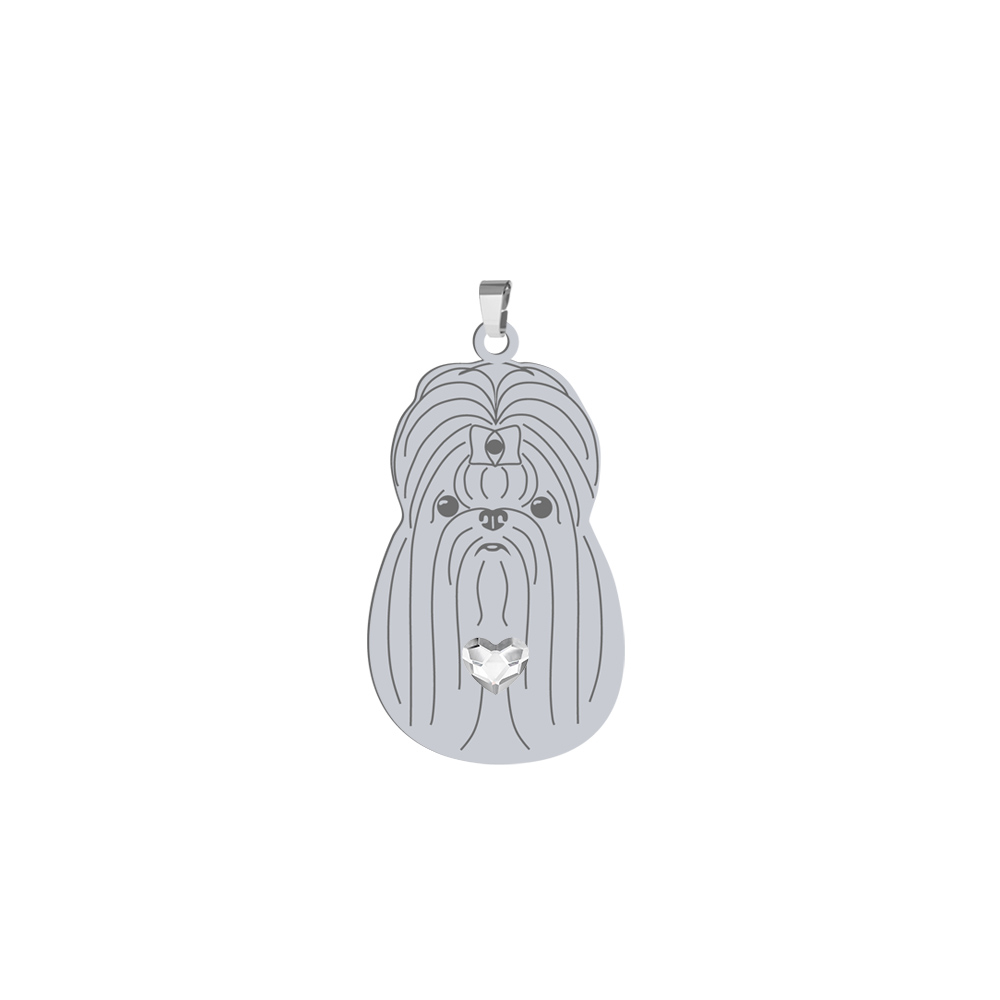 Shih tzu pendant, FREE ENGRAVING - MEJK Jewellery