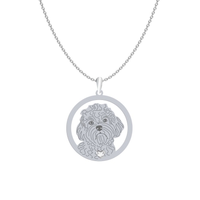Naszyjnik Cavapoo srebro 925 GRAWER GRATIS - MEJK Jewellery