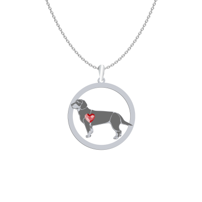 Naszyjnik z psem Alpejski Gończy Krótkonożny srebro GRAWER GRATIS - MEJK Jewellery