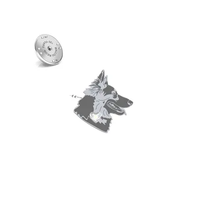 Silver Chodský pes pin - MEJK Jewellery