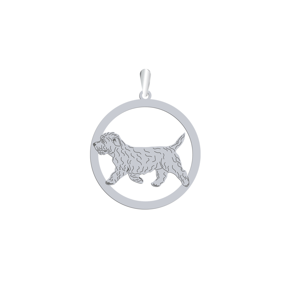 Zawieszka z psem Irish Glen of Imaal Terrier srebro GRAWER GRATIS - MEJK Jewellery