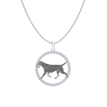 Silver Deutscher Jagdterrier necklace, FREE ENGRAVING - MEJK Jewellery