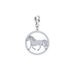 Silver Shetland pony charms FREE ENGRAVING - MEJK Jewellery