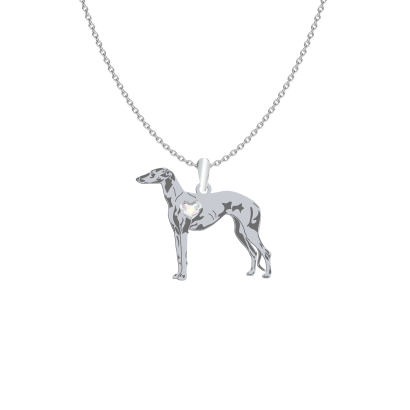 Silver Galgo Espanol necklace, FREE ENGRAVING - MEJK Jewellery