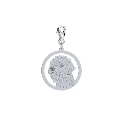 Silver Irish glen of imaal terrier engraved charms - MEJK Jewellery