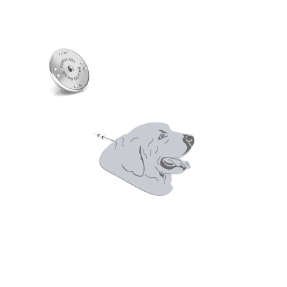 Silver Tarta Shepherd Dog pin - MEJK Jewellery