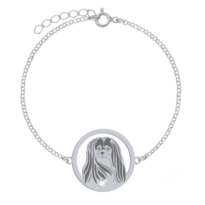 Silver Phalene bracelet, FREE ENGRAVING - MEJK Jewellery