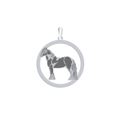 Silver Tinker Horse  pendant, FREE ENGRAVING - MEJK Jewellery