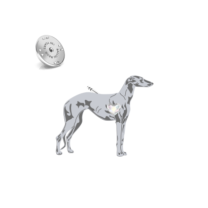 Silver Galgo Espanol pin - MEJK Jewellery