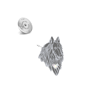 Silver Groenendael pin - MEJK Jewellery