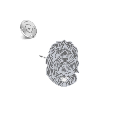 Wpinka srebro 925 Labradoodle - MEJK Jewellery