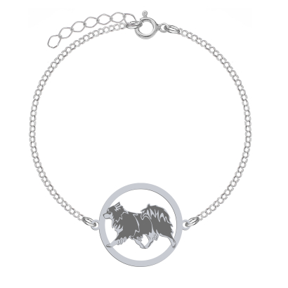 Silver Finnish Lapphund bracelet, FREE ENGRAVING - MEJK Jewellery