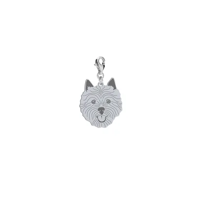 Silver Norwich Terrier charms, FREE ENGRAVING - MEJK Jewellery