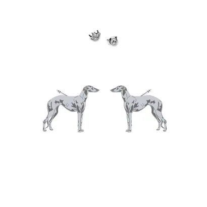 Silver Galgo Espanol earrings - MEJK Jewellery