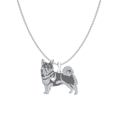 Swedish Vallhund srebrny naszyjnik GRAWER GRATIS - MEJK Jewellery