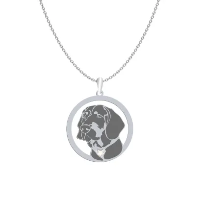 Silver Polish Hunting Dog necklace, FREE ENGRAVING - MEJK Jewellery