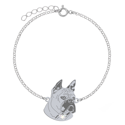 Bransoletka z psem Chongqing Dog srebro GRAWER GRATIS - MEJK Jewellery