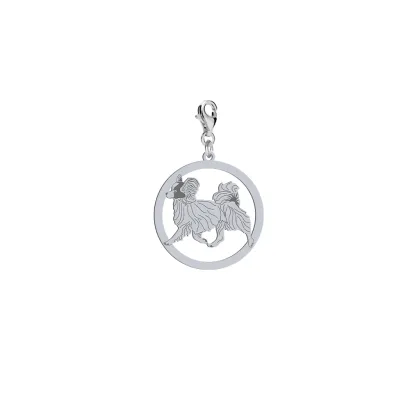 Charms z psem Papillon srebro GRAWER GRATIS - MEJK Jewellery