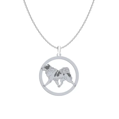 Silver Yakutian Laika necklace, FREE ENGRAVING - MEJK Jewellery