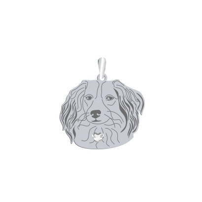 Silver Kooikerhondje pendant FREE ENGRAVING - MEJK Jewellery