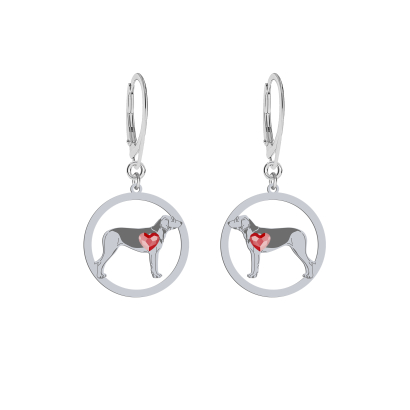 Silver Polish Hound earrings, FREE ENGRAVING - MEJK Jewellery
