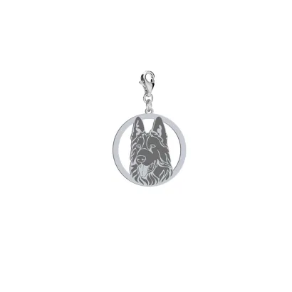 Silver Black German Shepherd charms - MEJK Jewellery