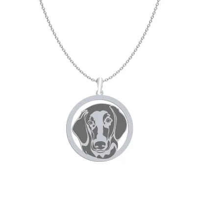 Silver Flat Coated Retriever necklace, FREE ENGRAVING - MEJK Jewellery