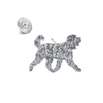 Wpinka Labradoodle 925 srebro - MEJK Jewellery