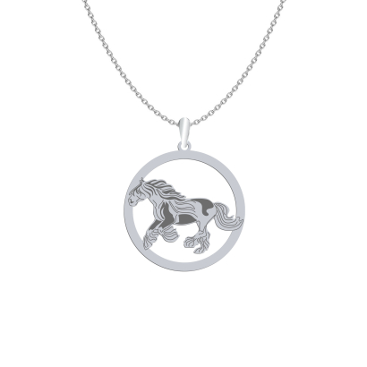 Silver Tinker Horse  necklace, FREE ENGRAVING - MEJK Jewellery