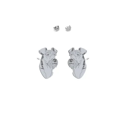 Silver Irish Terrier earrings - MEJK Jewellery