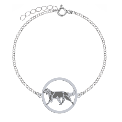 Silver German Spaniel engraved bracelet - MEJK Jewellery
