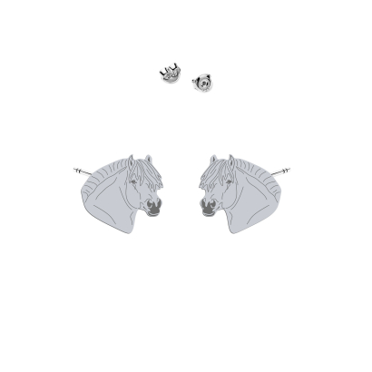 Silver Fjord Horse earrings - MEJK Jewellery