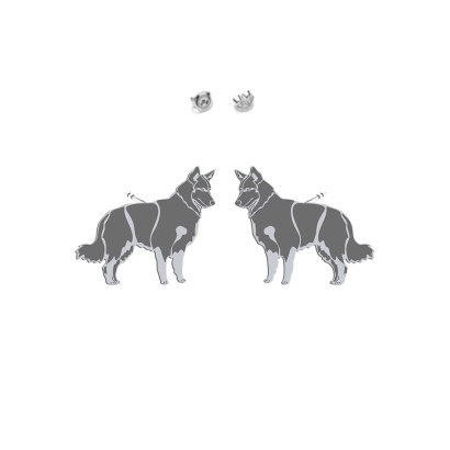 Silver Chodský pes earrings - MEJK Jewellery