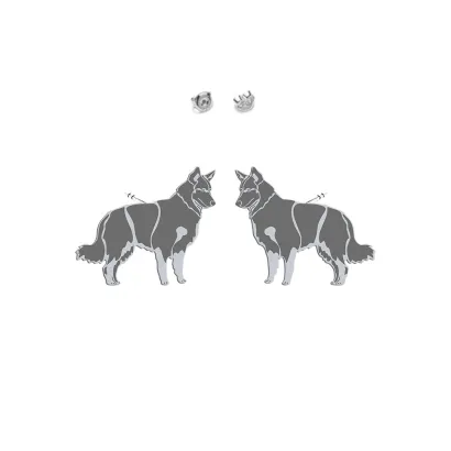 Silver Chodský pes earrings - MEJK Jewellery