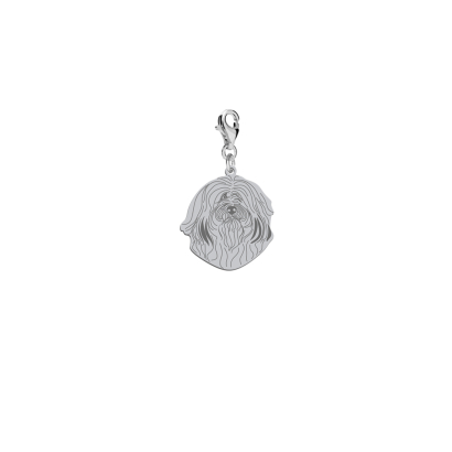 Silver Havanese charms, FREE ENGRAVING - MEJK Jewellery