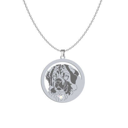 Silver Moscow Watchdog necklace, FREE ENGRAVING - MEJK Jewellery