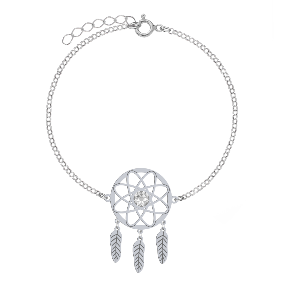 Bracelet DREAM CATCHER  silver rhodium plated or gold-plated