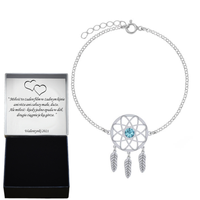 Bracelet DREAM CATCHER  silver rhodium plated or gold-plated