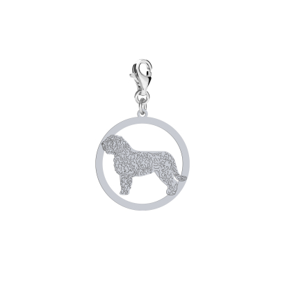 Silver Spanish Water Dog engraved charms - MEJK Jewellery
