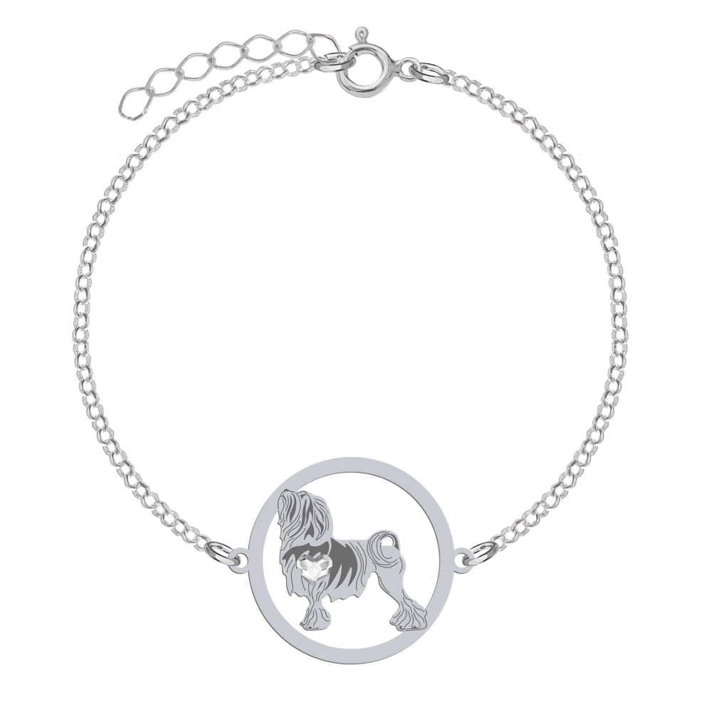 Silver Lowchen engraved bracelet - MEJK Jewellery