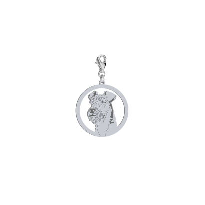 Charms z psem Irish Terrier srebro GRAWER GRATIS - MEJK Jewellery