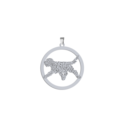 Silver Barbet engraved pendant  - MEJK Jewellery