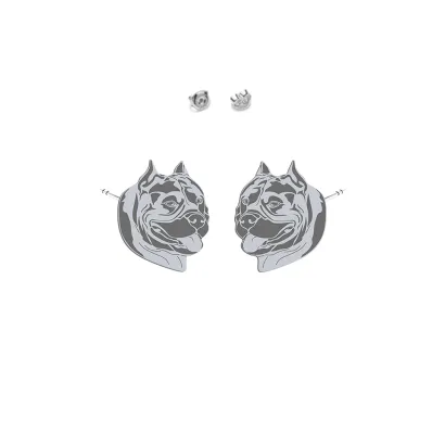 Silver American Bully earrings - MEJK Jewellery