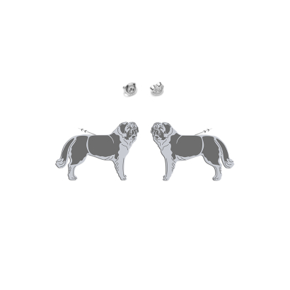 Silver Moscow Watchdog earrings - MEJK Jewellery