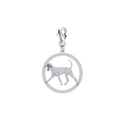 Silver Porcelaine engraved charms - MEJK Jewellery